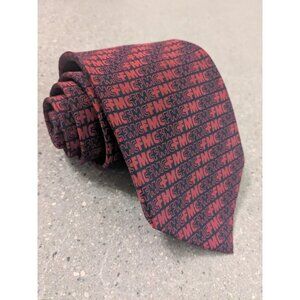 G.S. Harvale & Co. New York Necktie Men's 54x3.5 Inch Black & Red FMC